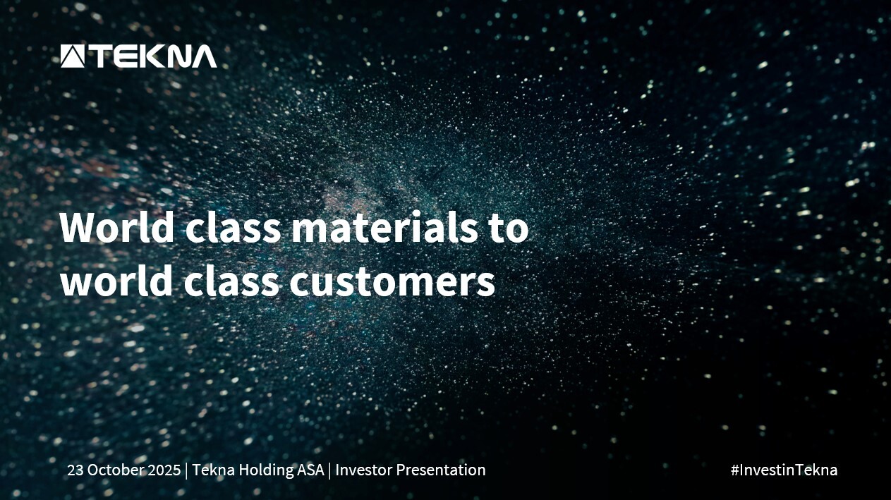 Investor presentation 2025