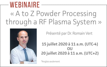 A to Z Powder Processing through a RF Plasma System